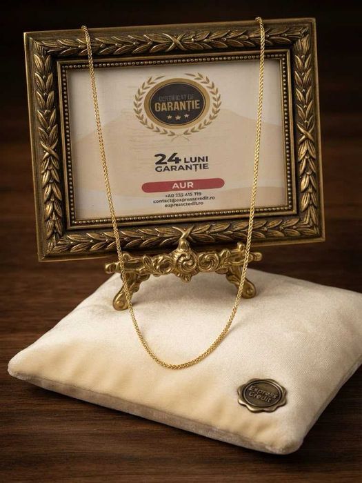(AG41) Lant aur, 14k b6282 Certificat de garantie