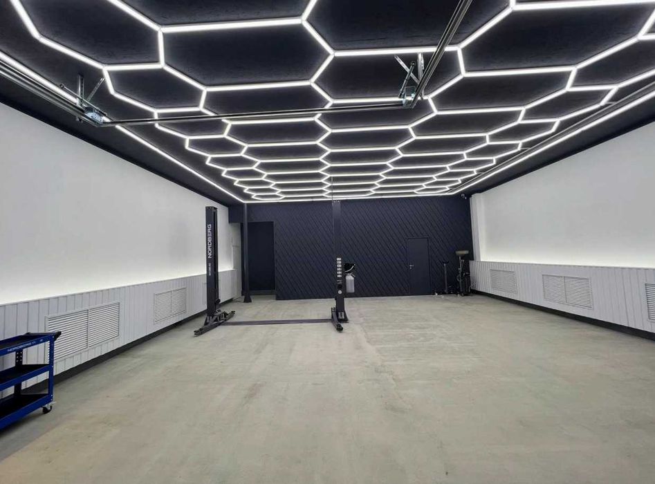 Свет соты для барбершопа