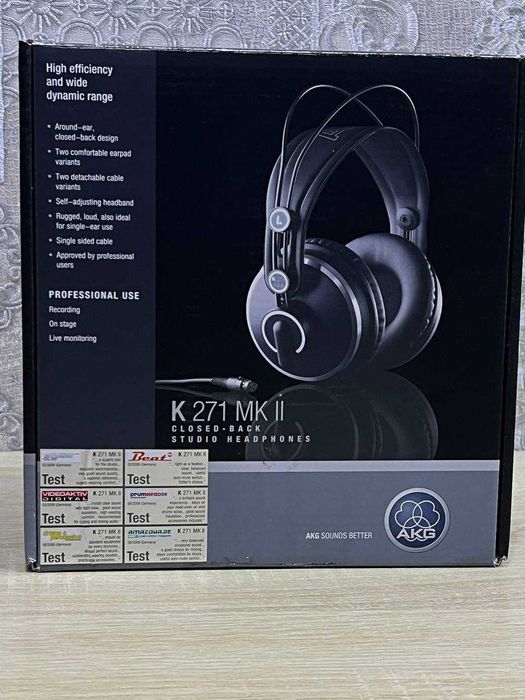 Продам Профессиональные студийные наушники AKG K271 MK II