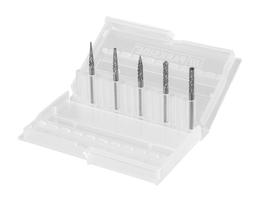 Set 5 microfreze PARKSIDE, pentru cioplire, lustruire, tesire, turnare