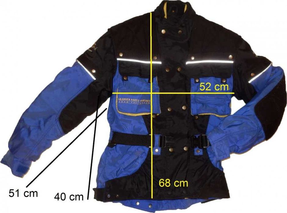 Geaca moto POLO protectii, mesada detasabila (barbati S) REDUCERE !