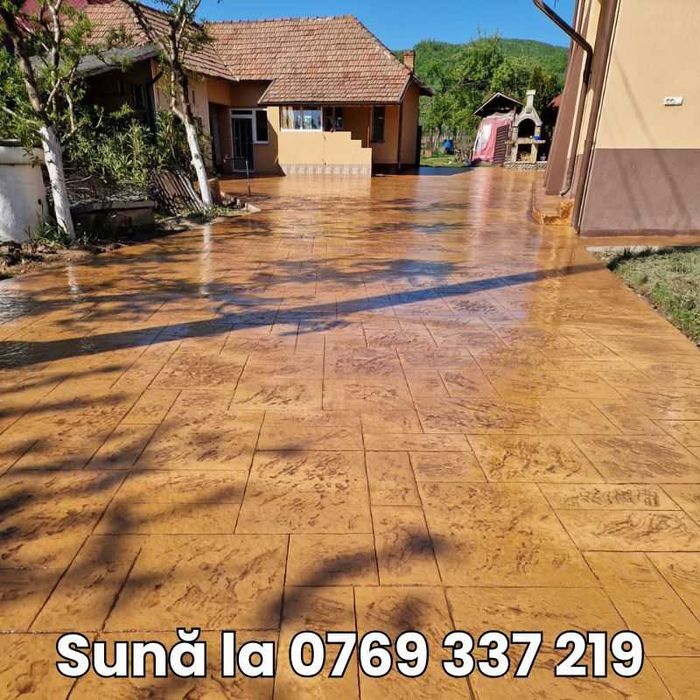 Beton Amprentat Bacau, Onesti, Moinesti, Comanesti, Buhusi, Darmanesti Targu Ocna si Slanic Moldova