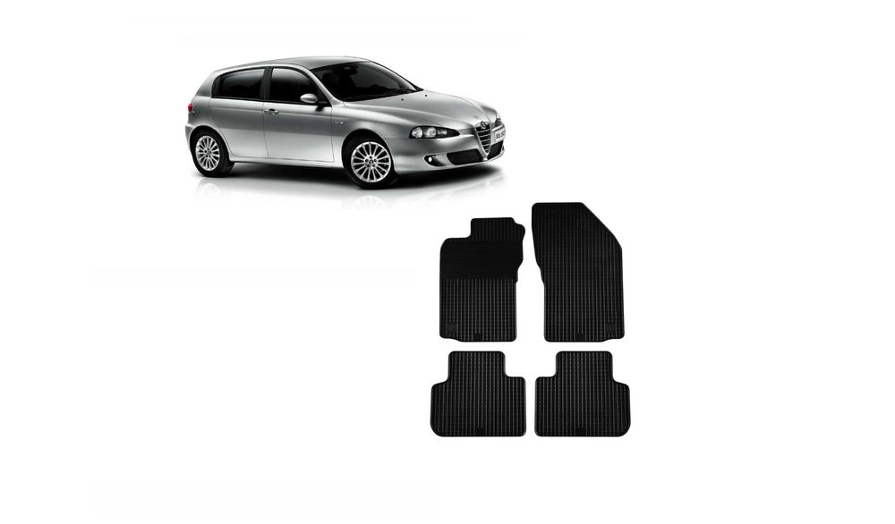 Гумени стелки Gumarny Zubri съвместими с Alfa Romeo 147 00-10г