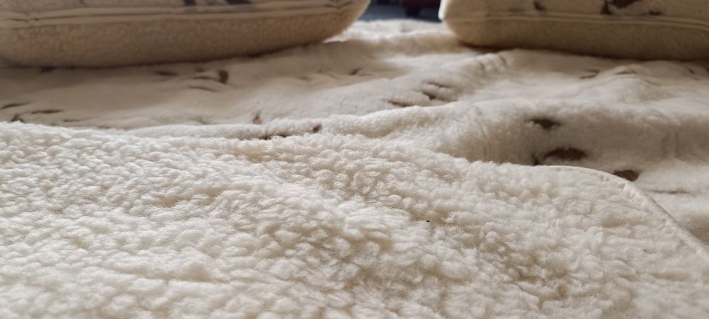 Vand set patura + doua perne - lana Merinos