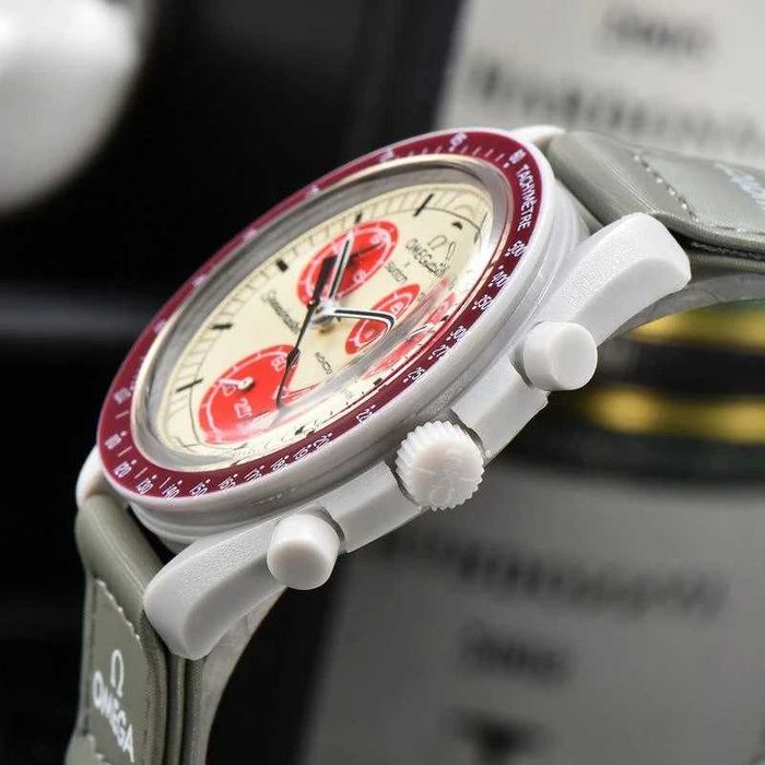 Ceas SWATCH X OMEGA MISSION TO PLUTO Chronograf Superb Nou !!