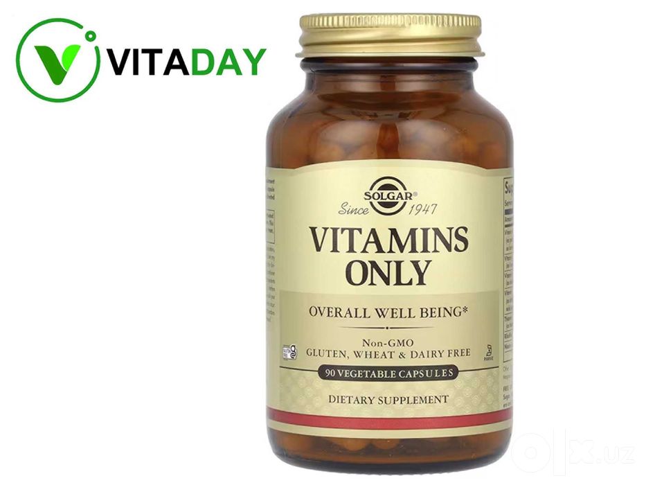 Solgar Vitamins Only витамины 90 вегетарианских капсул