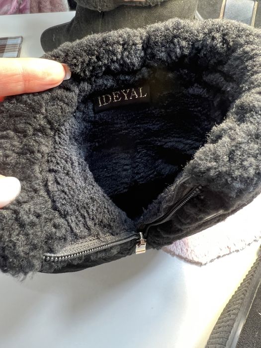 Ботильоны на танкетке зимние