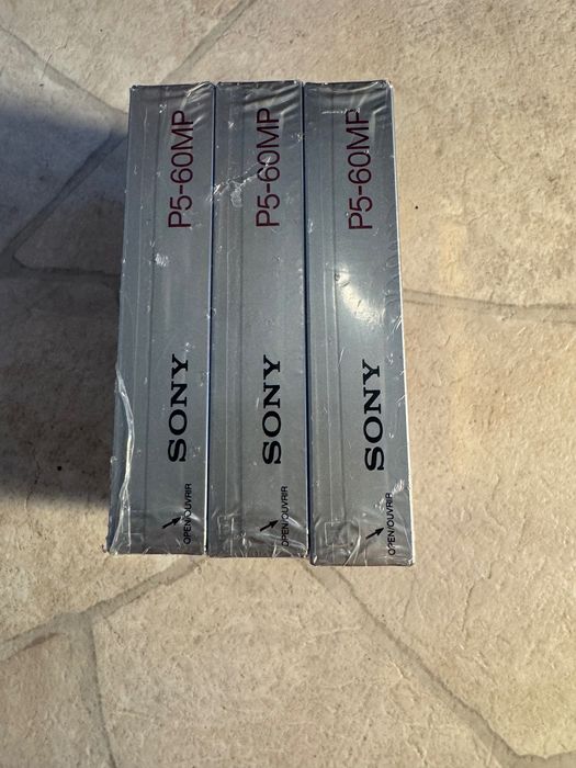 Set 3 casete video 8mm Sony metal MP60