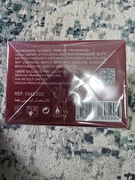 Parfum Maison Francis Kurkdjian Paris - Baccarat Rouge 540 extract 70m