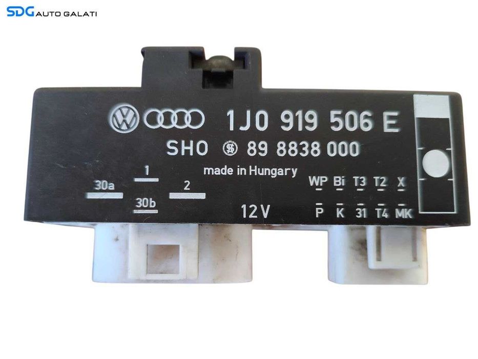 Releu Modul Calculator Termocupla Ventilator Electroventilator Audi A3 8L 1996 - 2003 Cod 1J0919506E [LR1824]