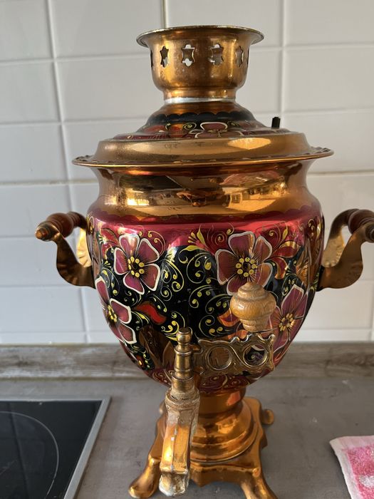 Посуда, самовар тульский, советский