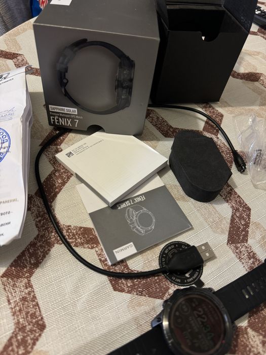Garmin Fenix 7 sapphire solar гармин феникс 7 солар