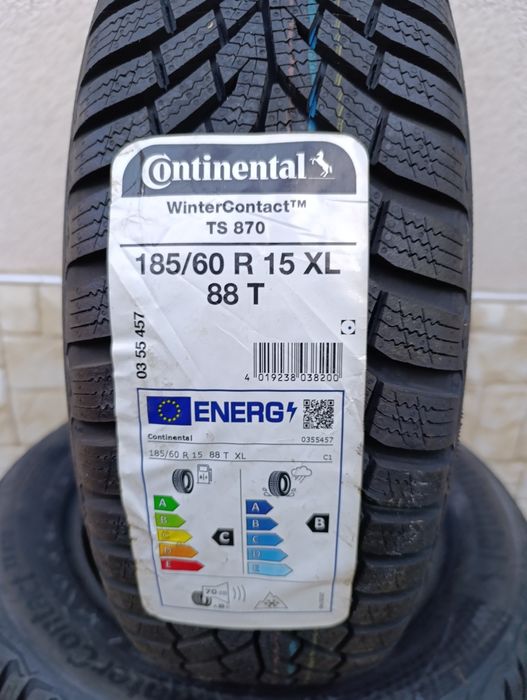 Зимни гуми Continental 185/60/15 TS 870, KLEBER