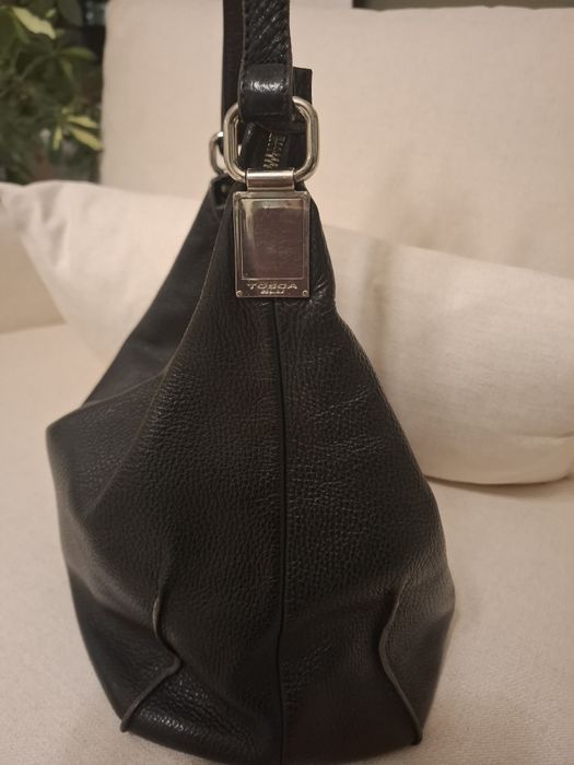 Дамска чанта от естествена кожа на италианската марка  Tosca blu