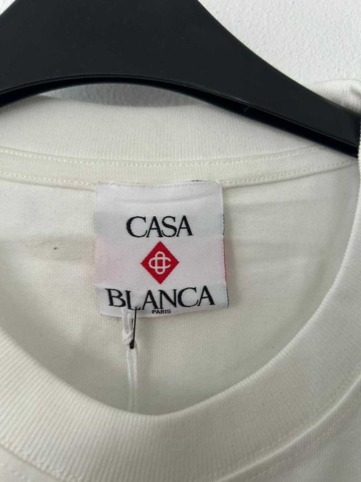 Tricou Casablanca Alb Bărbați Nou M XXL Fashion Premium