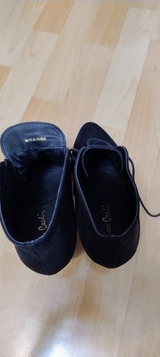 Botine cu toc Pierre Cardin