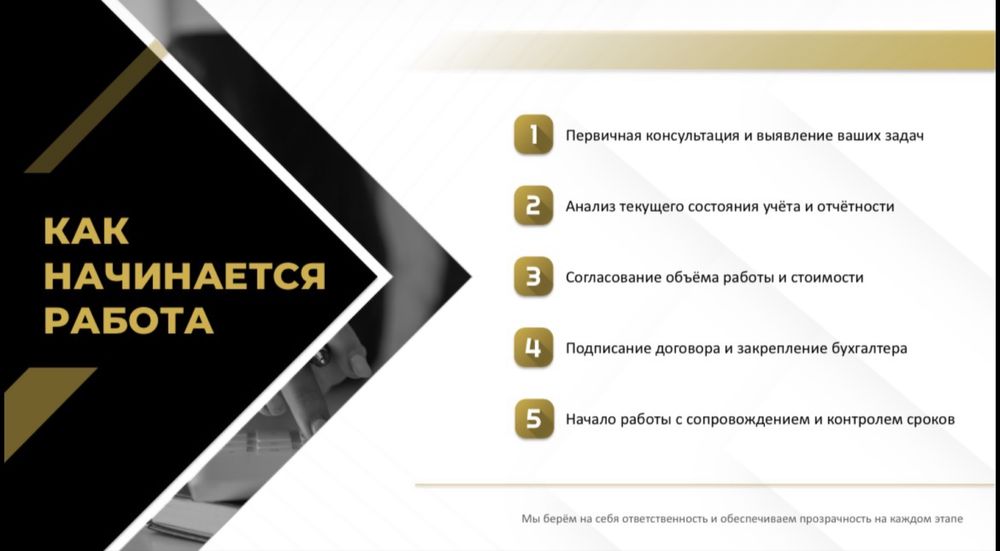 Услуги бухгалтера