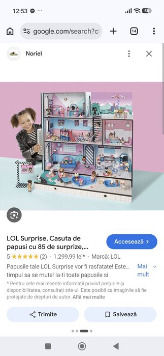 Casa papusi lemn lol