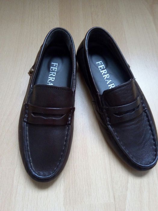 Лоферы р 28,натур кожа