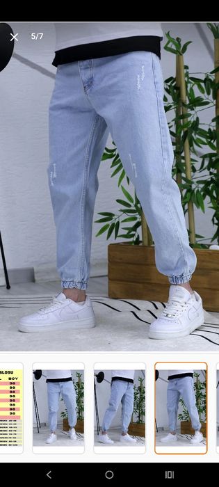 Blugi Jogger Bărbați Wafra – Croială Boyfriend