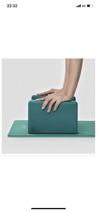 Коврик для йоги/ Каремат для фитнеса/ кирпич