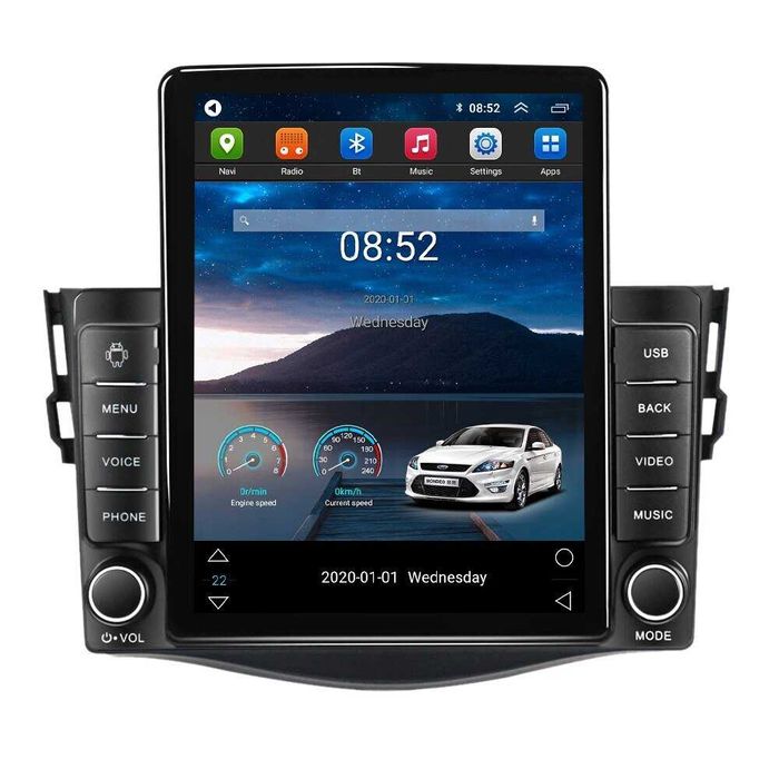 Navigatie Toyota Rav 4 din 2007 - 2013 Ecran TESLA 9.7 inch 4GB RAM