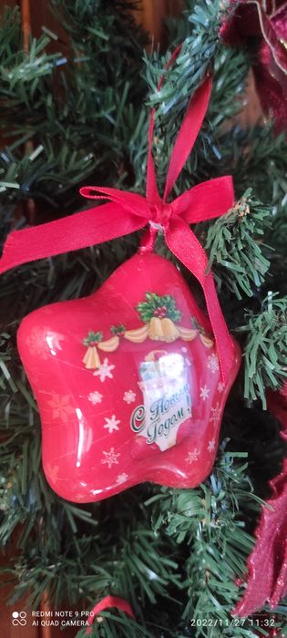 Новогодний венок. Компания Люминарк. Доставка.