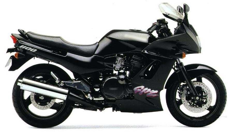 Стикери Kawasaki GPZ 500/1100 1995г.-2001г. лепенки кавазаки гпз 500r