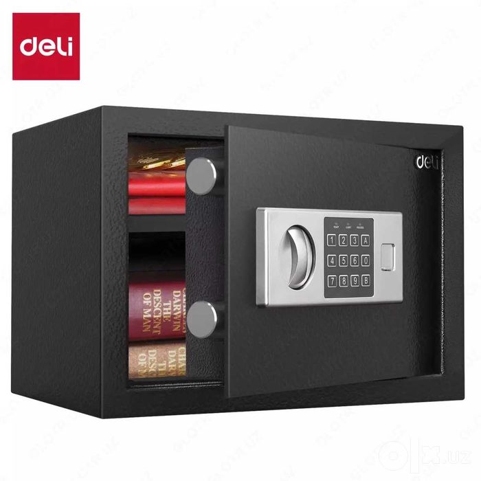 Seyf deli Сейф 250х350х250 ET521 Deli  5,7 кг Скидки !!! Акция !!!