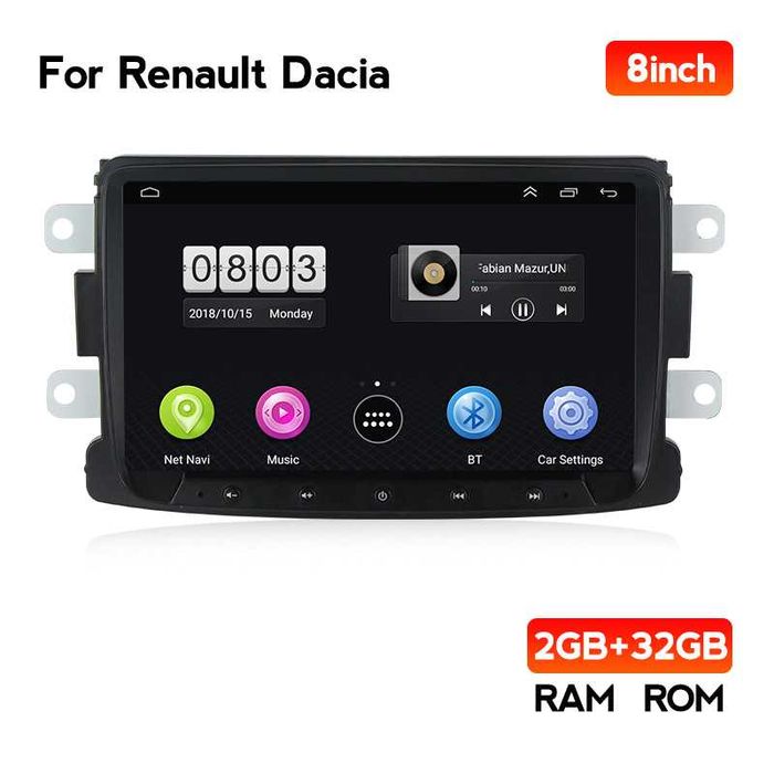 Navigatie Android Renault Dacia Logan Sandero Duster  Gb Waze + CAMERA