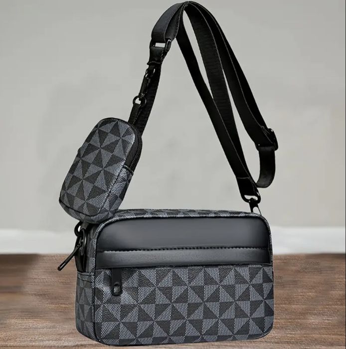 Стилна Мъжка Черна Чанта модерен дизайн