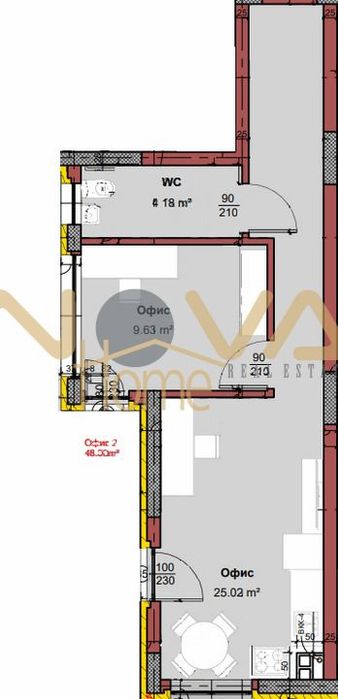 Продава се Двустаен апартамент в Варна, Виница - 57 кв.м за 501 €/кв.м - Снимка #3