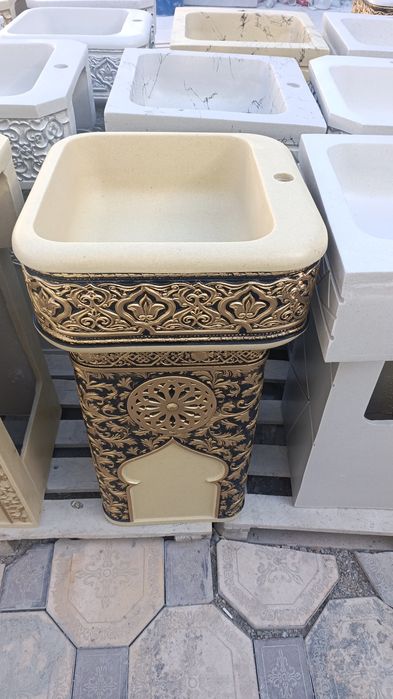 Раковина.Қуйма тошли мрамор раквина