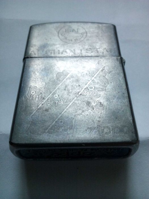 Нова табакера и запалка метални
