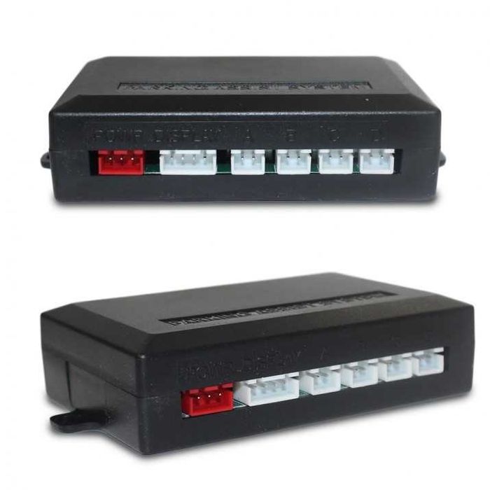 Парктроник за МПС с четири датчика, Ултразвуков, LED дисплей, Черен