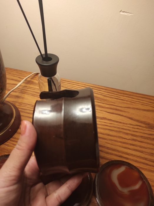 et suport pahare mahon cu onix,6buc