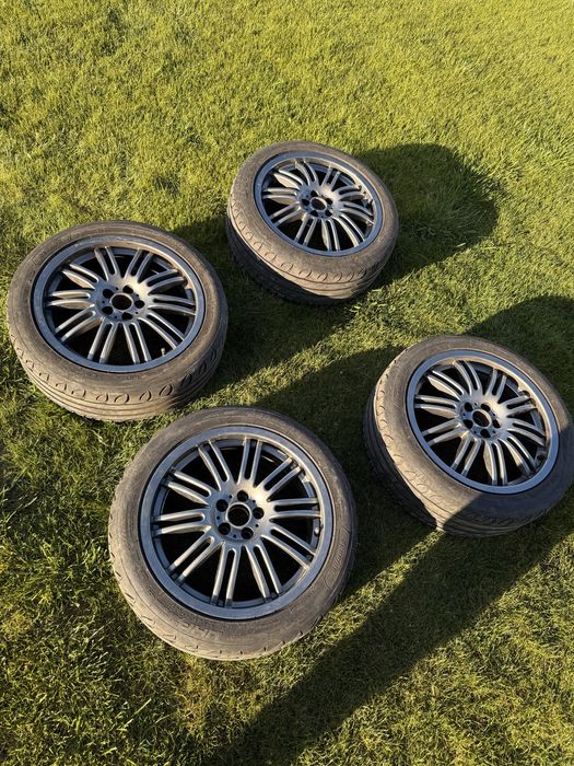 Jante aliaj R17 5x100 + anvelope vară 225/45 R17 (aproape noi) – 7.5J ET45