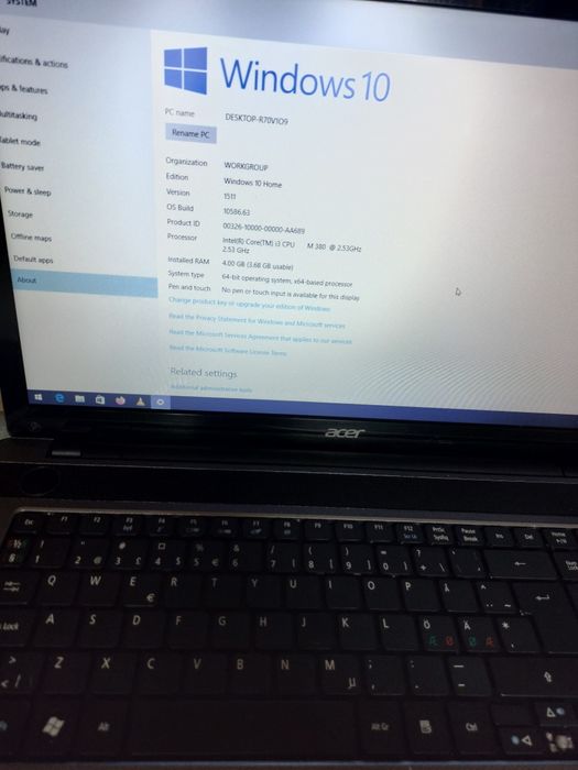 Acer aspire 7739