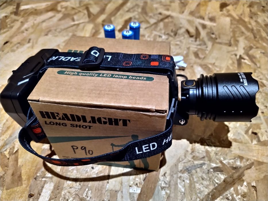 MMC-XHP90.2 Cea mai puternica lanterna de cap profesionala Model Nou!