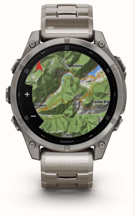 Fenix 8 Garmin с титановым ремешком