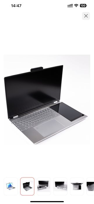 Ноутбук с двумя экранами