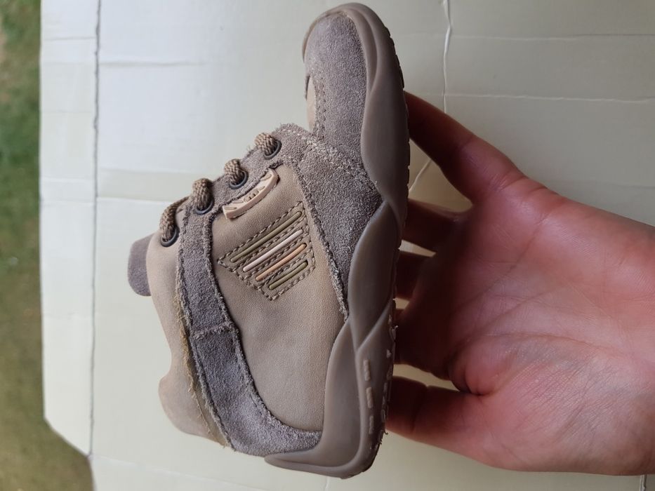 Ghete Elefanten nr. 22, piele nubuck + piele întoarsă, impecabile