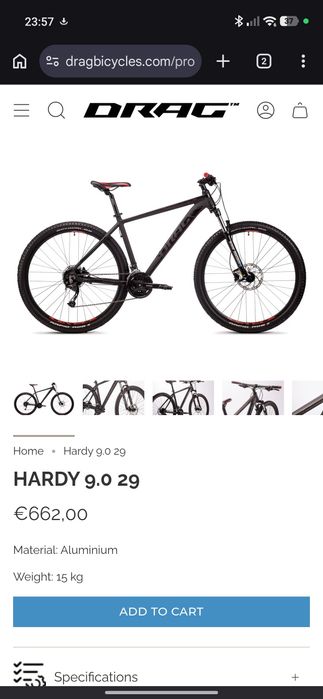 Планински велосипед Drag Hardy 9 XL