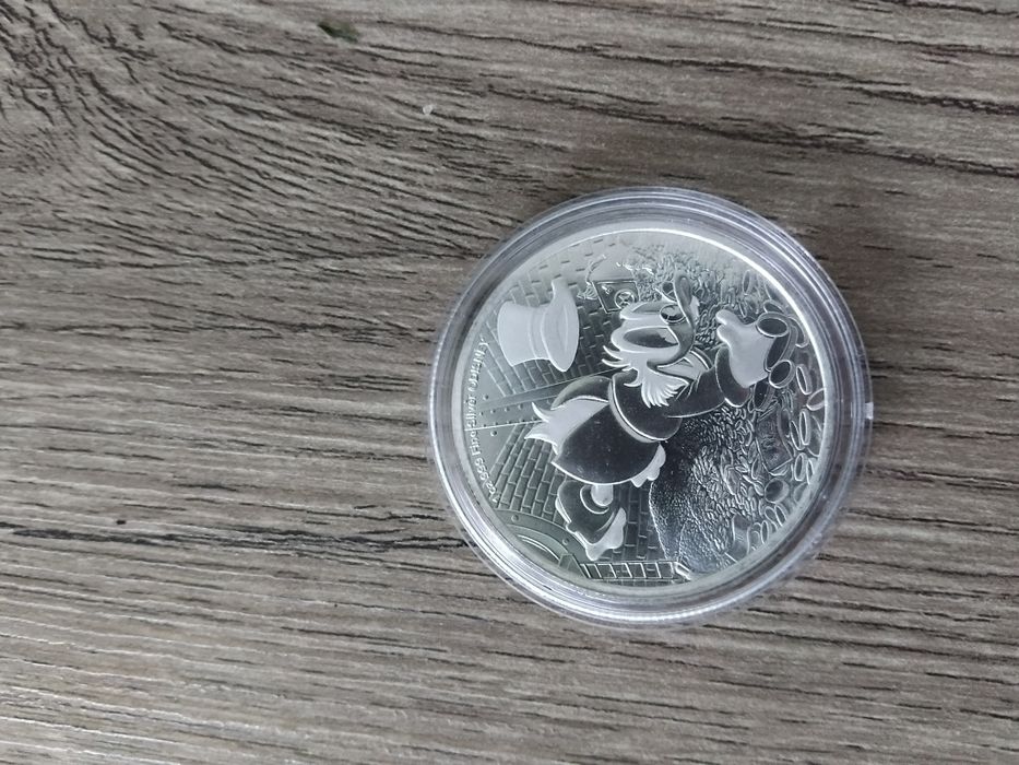 Сребърна монета Scrooge McDuck