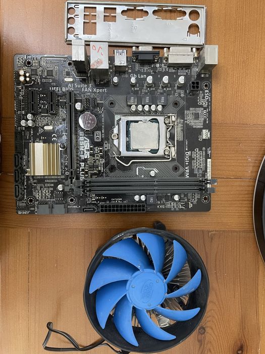 Комплект ASUS B85M-F PLUS, DDR3 16GB, Блок питания 450W, Кулер