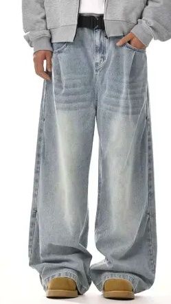 Стильные ретро-бэгги джинсы