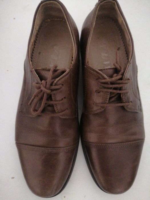 Кожаные ботинки унисекс