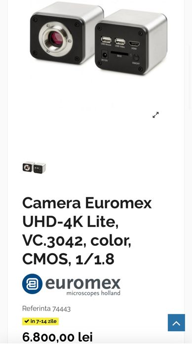 Camera microscoape biologice