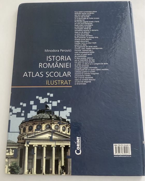 Istoria României. Atlas școlar ilustrat-Minodora Perovici