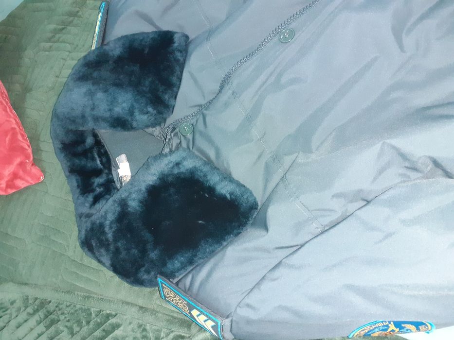 Повседневная зимная куртка военная